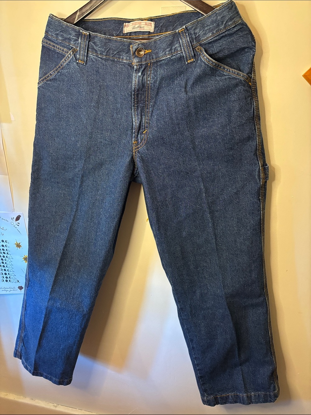 Classic Levi’s Carpenter Dark Blue Denim Jeans